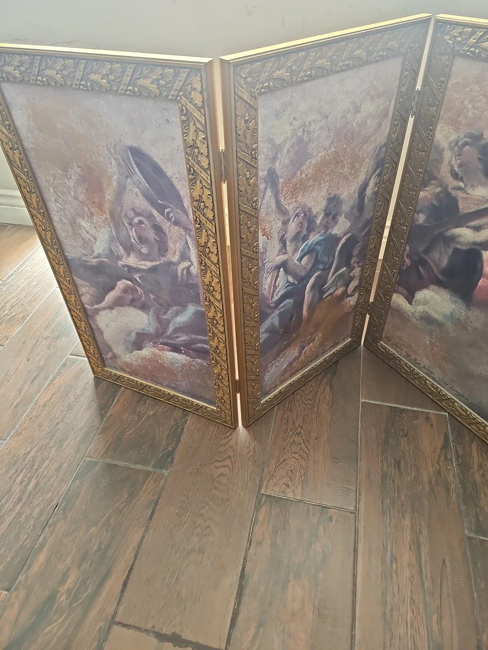 4-panel polyptych framed art set 60